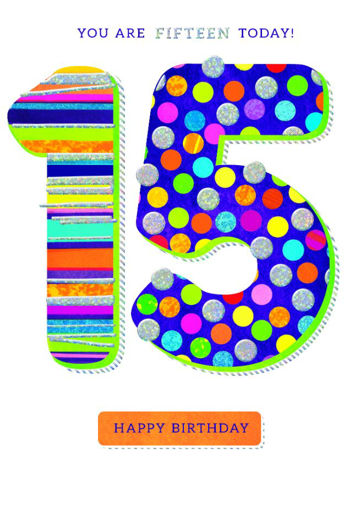 Picture of 15 TODAY BIRTHDAY CARD